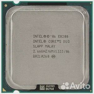 Процессор Intel Core 2 Duo E8200