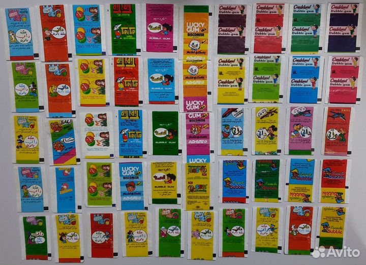 Обёртки от вкладышей 90-х