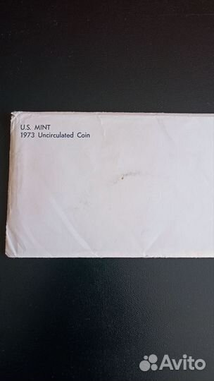 Годовой набор монет США 1973