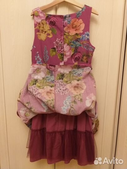 Нарядное летнее платье для девочки next, 152 см