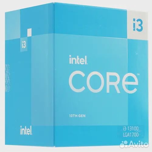 Процессоры Intel Core i3 13100 BOX новые ростест