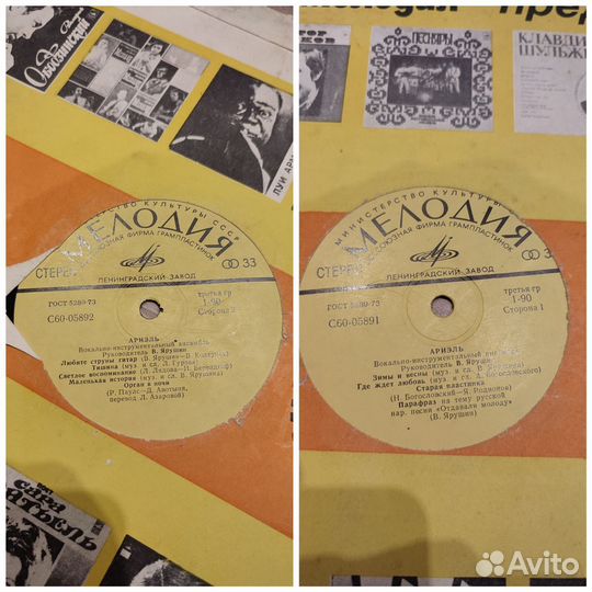 Виниловые пластинки 