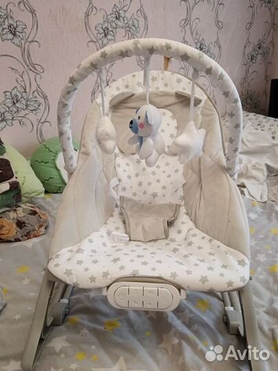 Шезлонг для новорожденных новый и игровой коврик