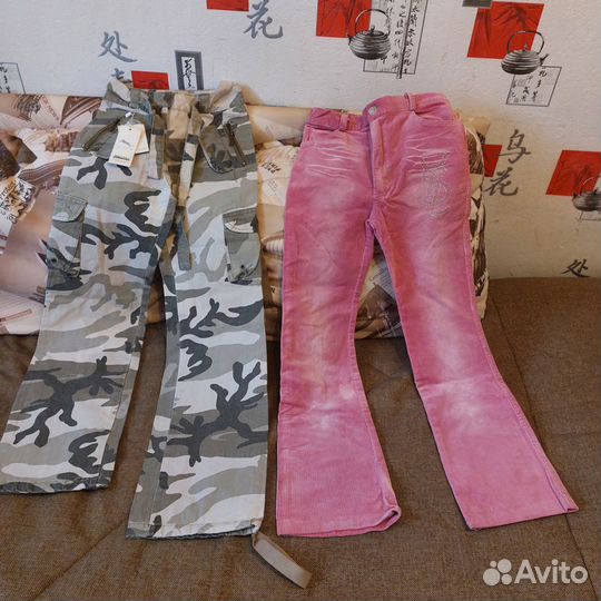 Брюки вельвет милитари для девочки