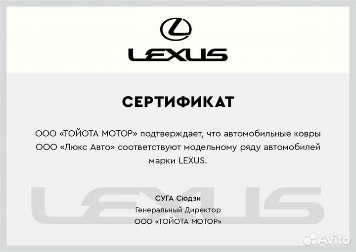 3D Коврики Lexus LX570 Салон Багажник Экокожа