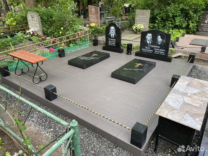 Памятники,оградки,укладка плиткой