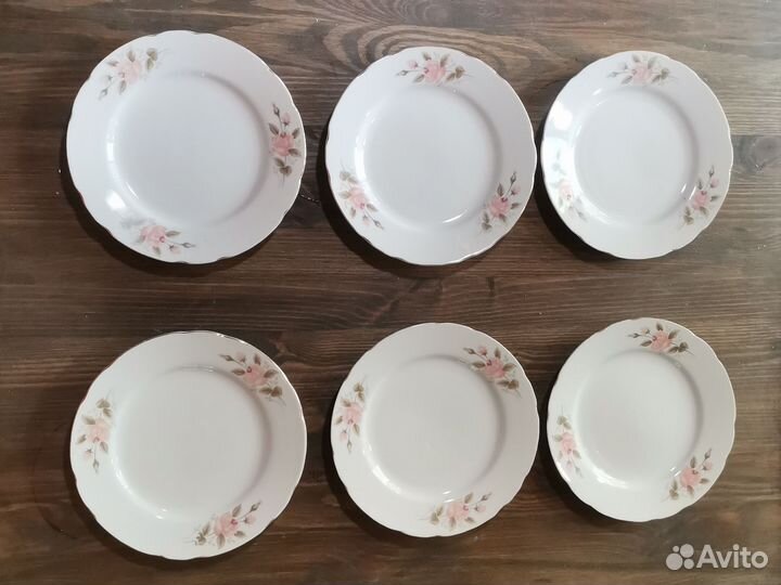 Тарелки tono china розы японский фарфор 60-70х