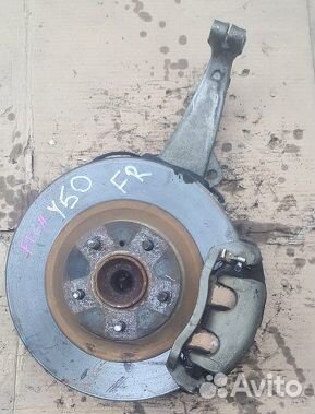 Суппорт передний Nissan Fuga, Y50, правый, б/у