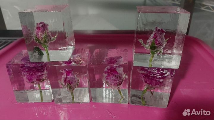 Лед для баров с цветами 10062 грамм