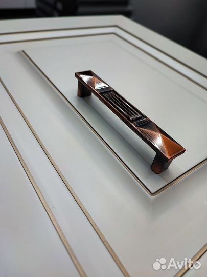 Ручка скоба, медь, 96мм