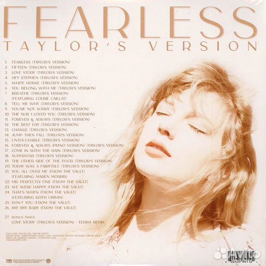 Taylor Swift - Fearless (TV, Gold 3LP)