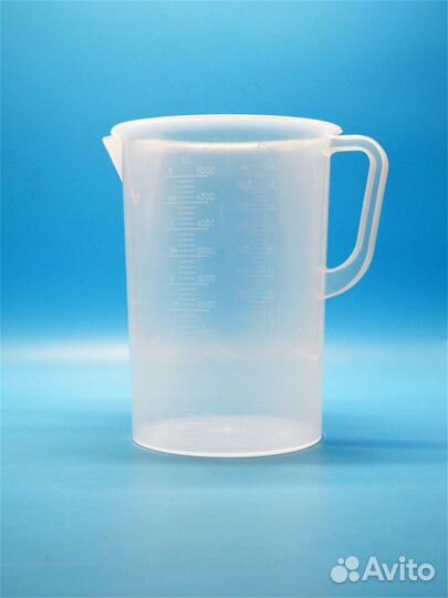 Мерный стакан пластиковый 5000 мл с ручкой