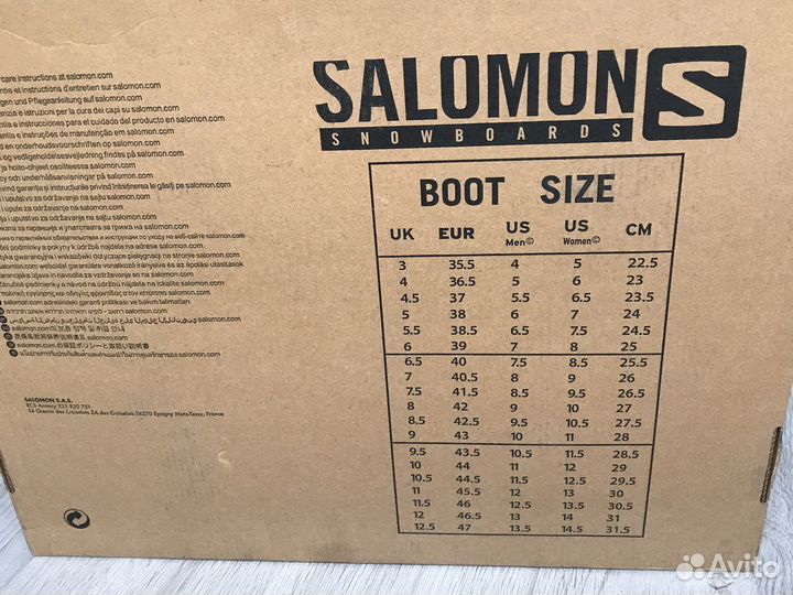 Ботинки сноуборд Salomon Scarlet Black женские