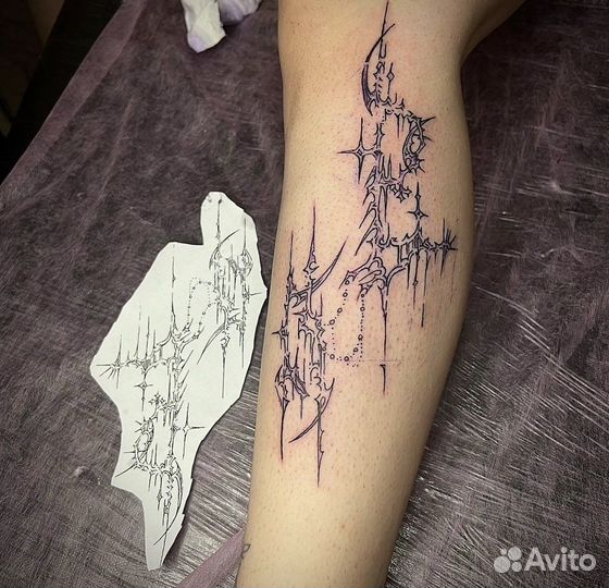 Коррекция старых татуировок