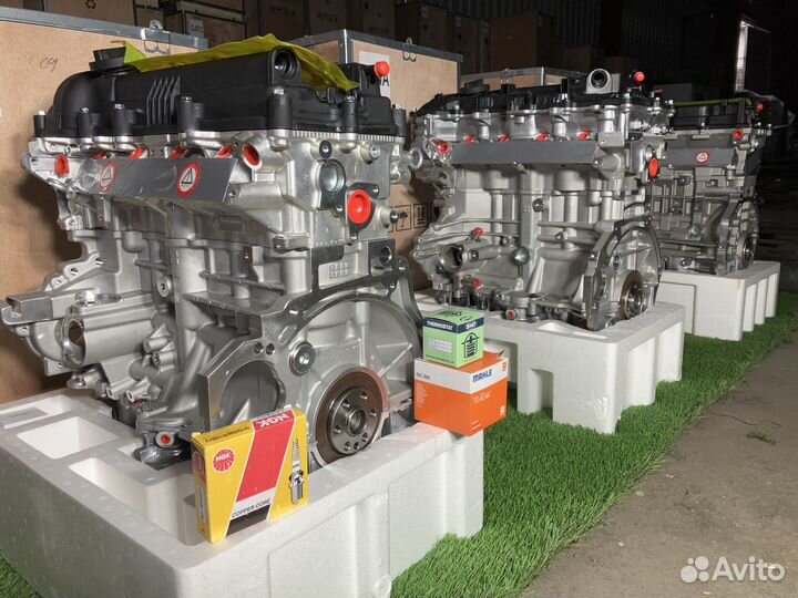 Новый двигатель на hyundai Solaris Rio G4FA 1.4