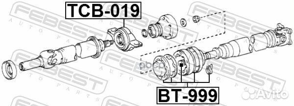 Пыльник ШРУСа карданного вала BT999 Febest