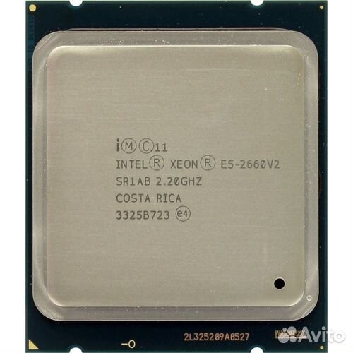 Процессор Intel Xeon E5-2660v2 (2011, 2200-3000Mhz