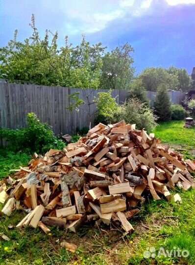 Дрова Осина подготовленные с доставкой любого объе