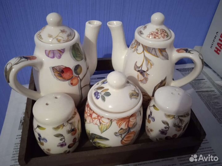 Сервиз кофейный и специи