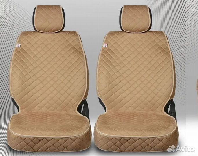 Авто чехлы из алькантары на весь салон (новые)