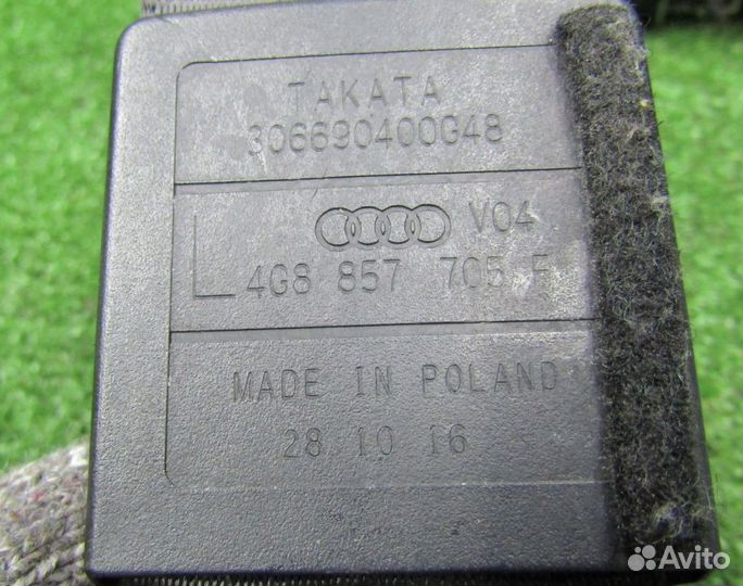 Ремень безопасности Audi / VW A6 IV 4G8857705F