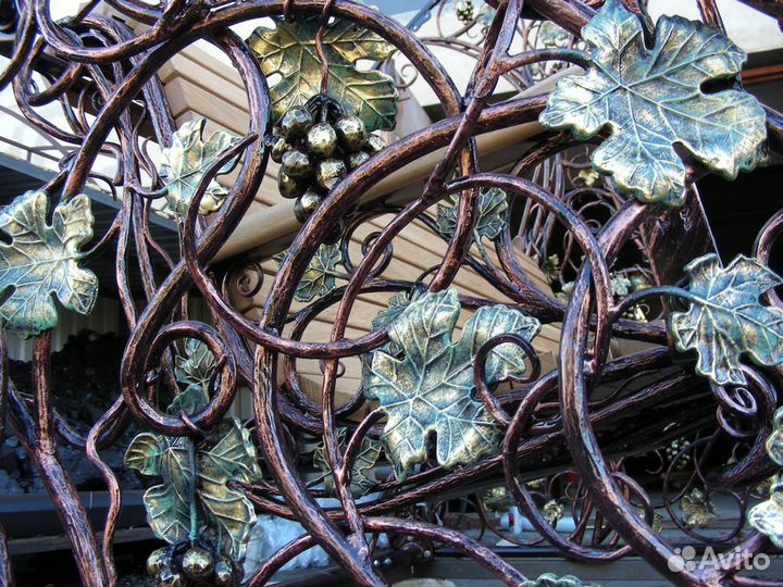 Качель кованая, мебель кованая