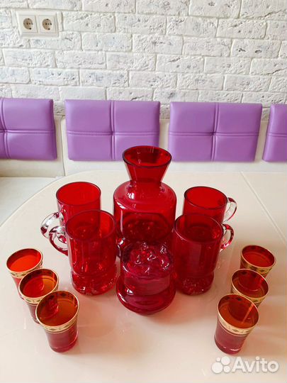 Красное стекло СССР