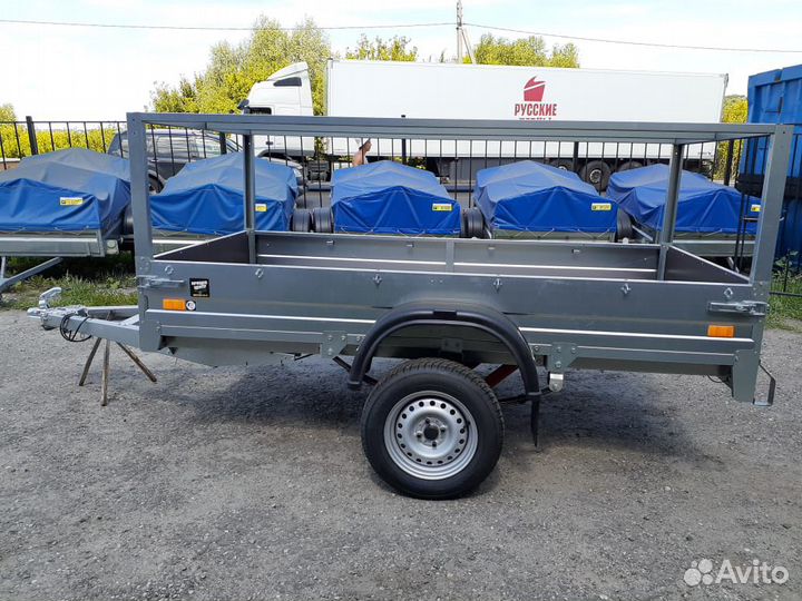 Прицеп сст-7132-2К 2,2х1,2 оцинк. тент высокий-М
