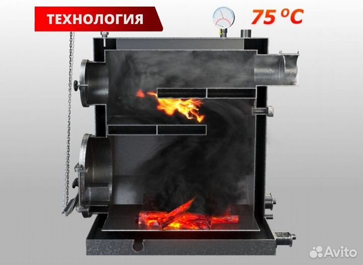 Котел длительного горения