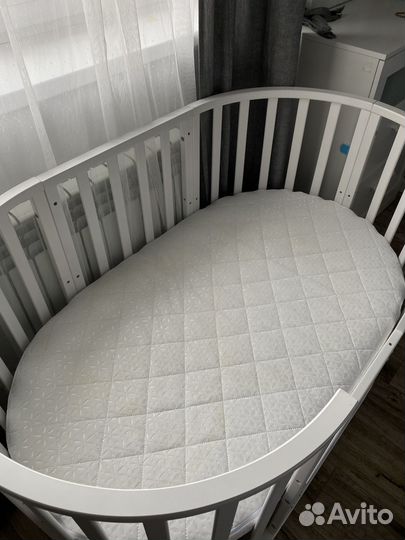 Кроватка круглая трансформер