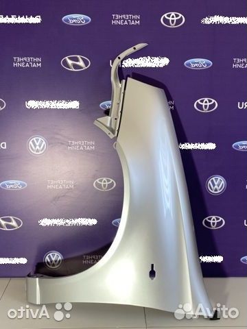 Крыло Лада Калина Левое седан платина