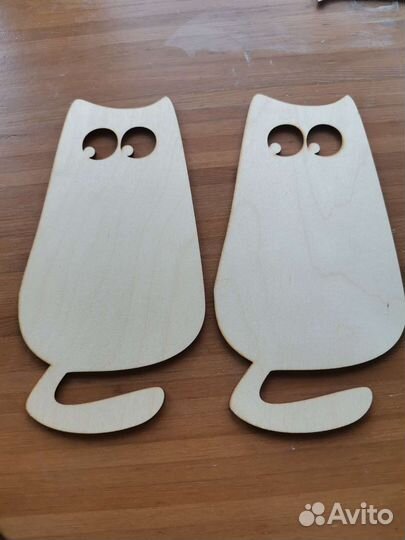 Заготовка силуэт кота