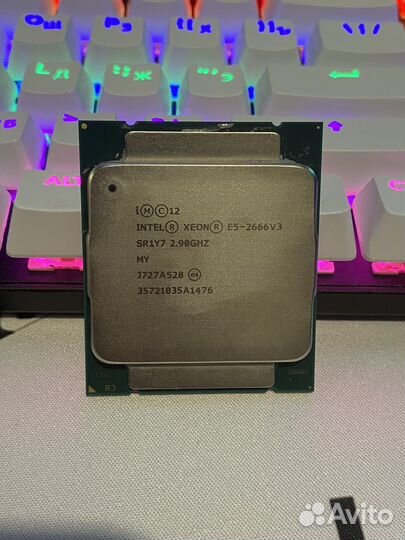Процессор xeon e5 2666v3 + DDR 4 2666 8x2
