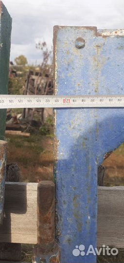 Каркас распашных ворот с калиткой