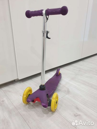 Самокат детский трехколесный б/у