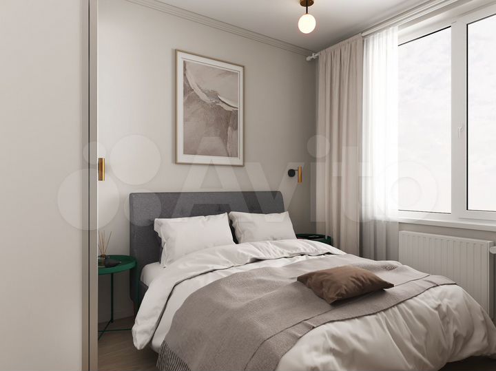 1-к. квартира, 41,6 м², 2/4 эт.