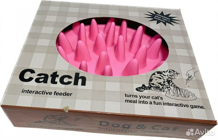 Миска для медленного кормления для собак и кошек