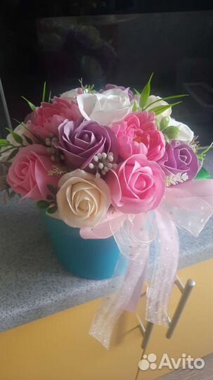Срочная доставка цветов.Цветы из мыльной основы