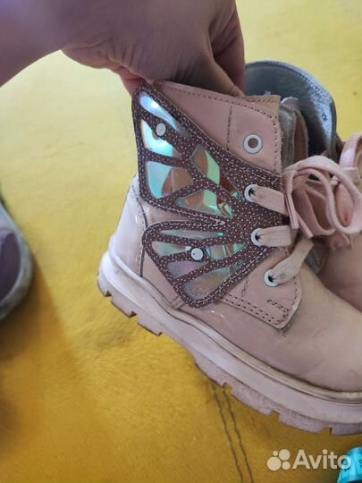 Сапоги для девочки лаковые Котофей 23