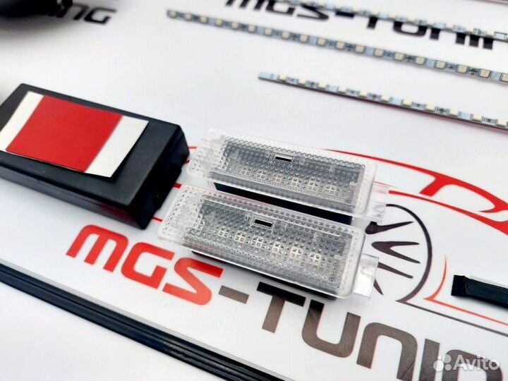 Подсветка салона Ambient черная BMW 5 F10 бмв ф10