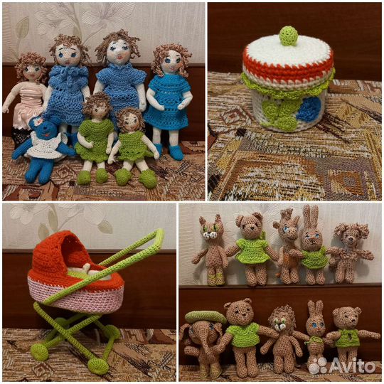 Амигуруми вязаные из ниток