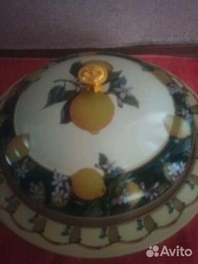 Блюдо большое с крышкой ляган,новое