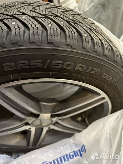 Колеса на mercedes r17 зимние шипованные