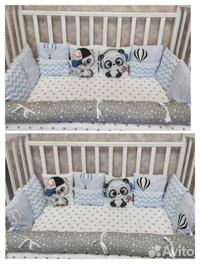 Бортики в детскую кроватку