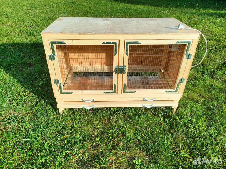 Клетка - брудер с обогревом и подсветкой