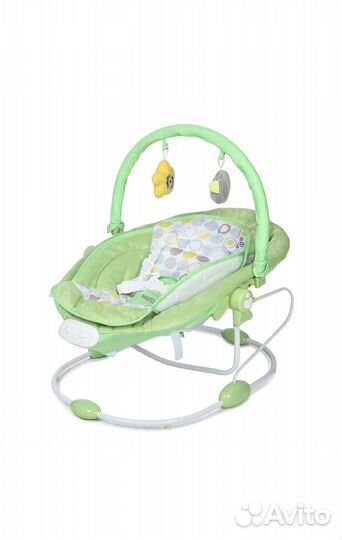 Детский шезлонг/электроные качели 2 в 1