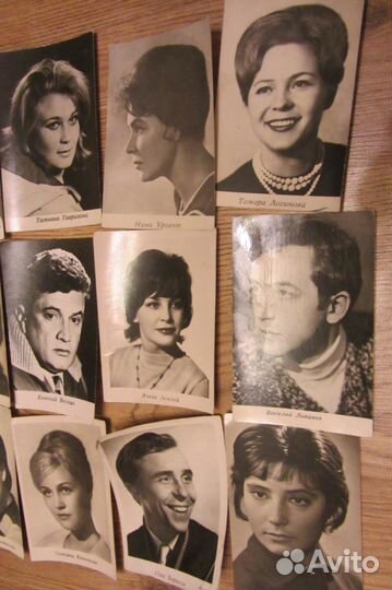 Открытки советских артистов