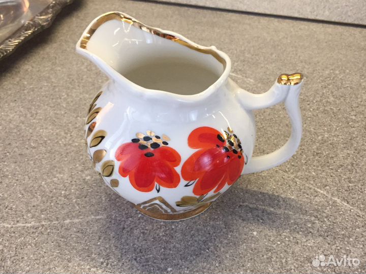 Молочник сливочник Дулево СССР винтаж