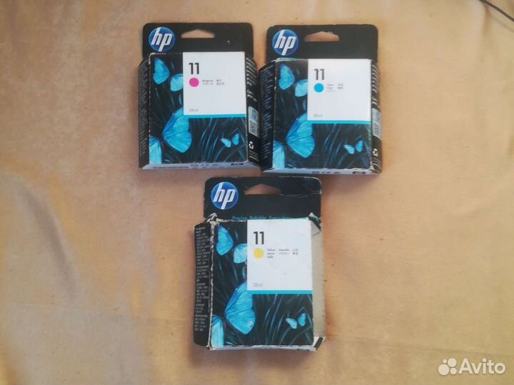 Картриджи hp 11 C4837A, C4836A, C4838A