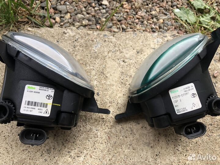 Противотуманки toyota corolla 120